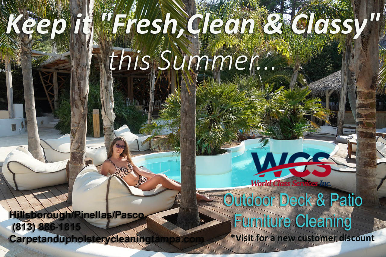Keep Your Outdoor Furniture Clean with New Customer Discount